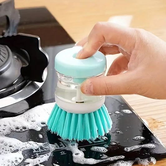 Press-Out Liquid Dish Brush