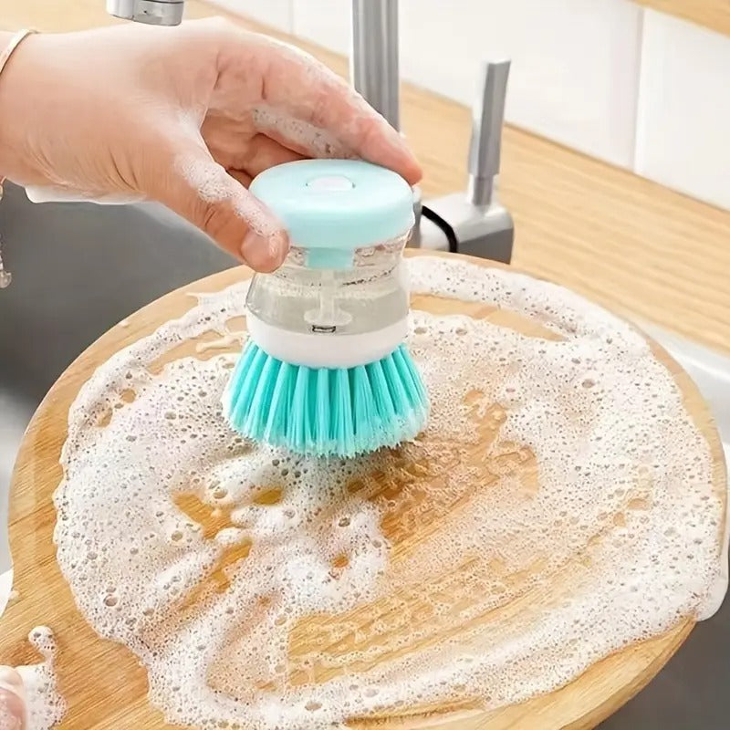Press-Out Liquid Dish Brush