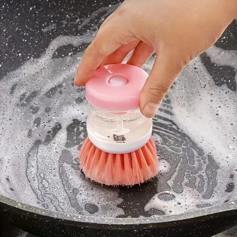 Press-Out Liquid Dish Brush